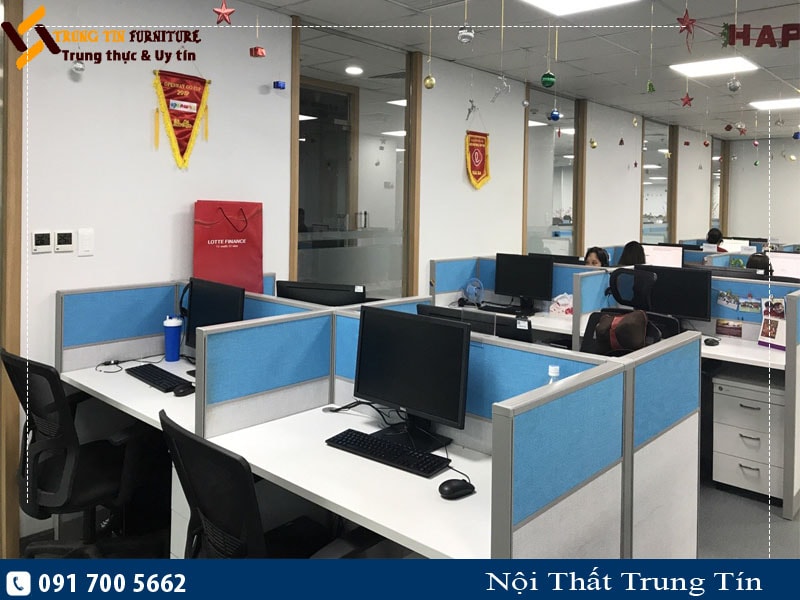 Vách ngăn văn phòng nỉ VNN14